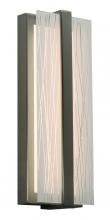 AFX Lighting, Inc. GLYS140512L30D1SN - Gallery LED Sconce - Satin Nickel Finish - Clear Shade