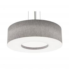 AFX Lighting, Inc. MCP2432MBBK-GY - Montclair 24'' Med Base Pendant,BK w/ GY