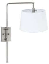 House of Troy CR725-SN - Crown Point Satin Nickel Wall Bridge Lamp