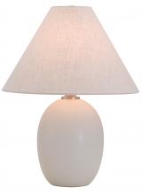 House of Troy GS140-WM - Scatchard 22.5" Stoneware Table Lamps in White Matte