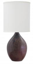 House of Troy GS201-DR - Scatchard 20.5" Stoneware Table Lamps in Decorated Red