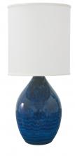 House of Troy GS201-MID - Scatchard 20.5" Stoneware Table Lamps in Midnight Blue