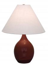 House of Troy GS300-CR - Scatchard 22.5" Stoneware Table Lamps in Copper Red