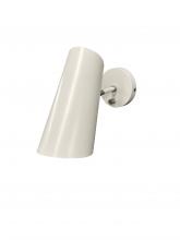 House of Troy L325-WTSN - Logan White/Satin Nickel Wall Sconce with Rolled Shade