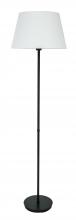 House of Troy VER500-BLK - Vernon 3-Bulb Floor Lamps in Black