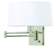 House of Troy WS776-PN - Wall Swing Lamp in Polished Nickel with Full Range Dimmer