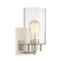 Savoy House Meridian CA M90013BN - 1-Light Wall Sconce in Brushed Nickel