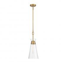 Savoy House 7-1831-1-322 - Lakewood 1-Light Pendant in Warm Brass