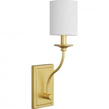 Progress P710018-012 - Bonita Collection Satin Brass One-Light Wall Sconce