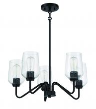 Craftmade 56125-FB - Shayna 5 Light Chandelier in Flat Black