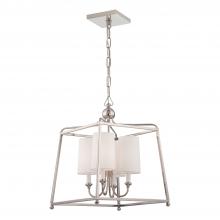 Crystorama 2245-PN - Libby Langdon Sylvan 4 Light Polished Nickel Mini Chandelier