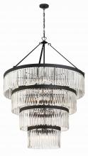 Crystorama EMO-5409-BF - Emory 22 Light Black Forged Chandelier