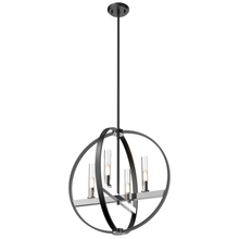 DVI DVP28849CH/GR-CL - Mont Royal 4 Light Large Pendant