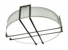 AFX Lighting, Inc. LBTF1624LAJUDSNGY-MSBB - Lambert 16" LED Flush Mount