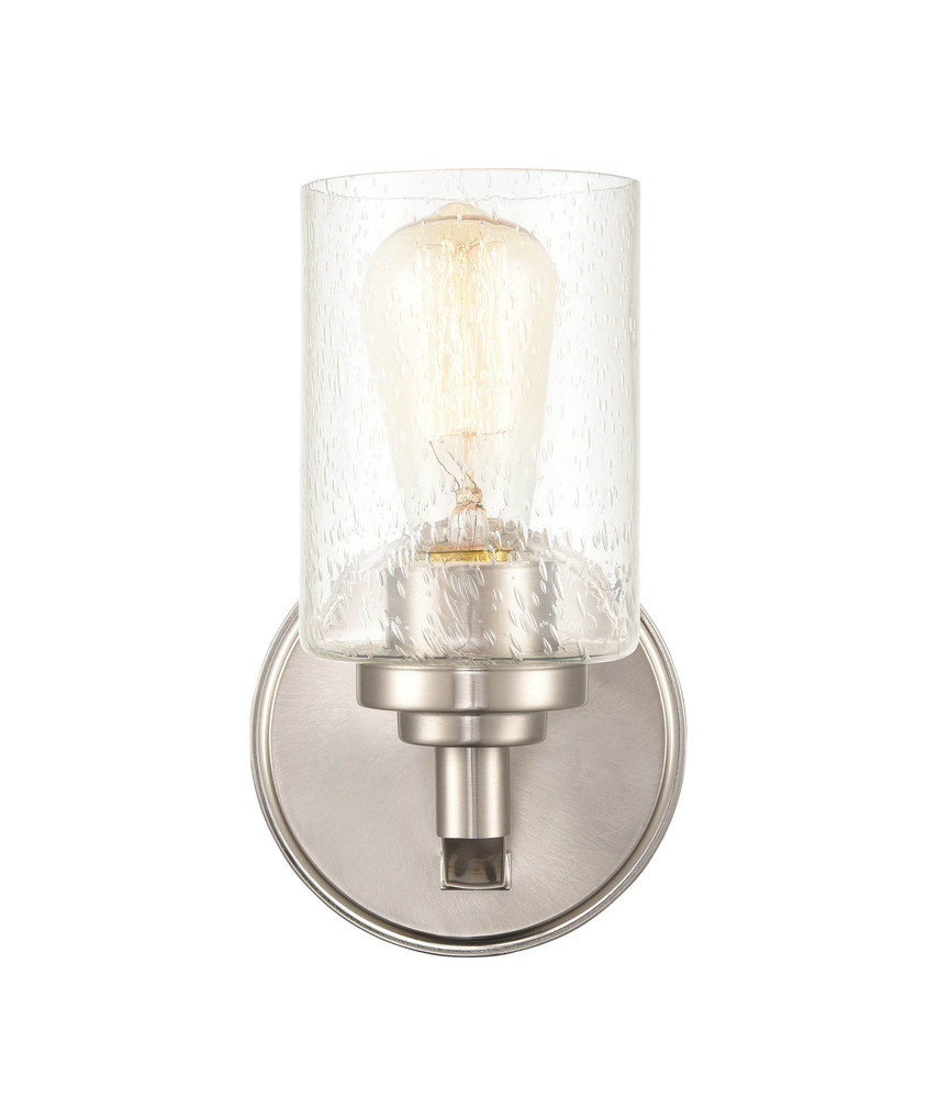 1-Light Wall Sconce Satin Nickel