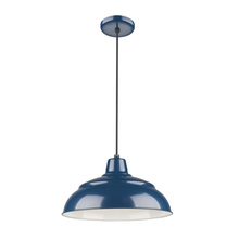 Millennium RWHC14-NB - R Series 1-Light Cord Hung Warehouse Navy Blue