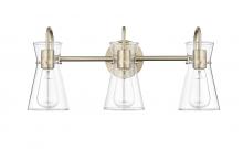 Millennium 21003-MG - Camellia 3-Light Vanity Modern Gold