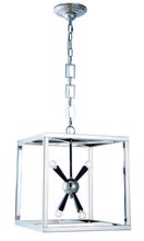 Elegant 1510D16PN - Lexy 4 light polished Nickel and Flat Black Pendant