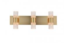 Elegant 5200W24G - Vega 6 Light Gold LED Wall Sconce