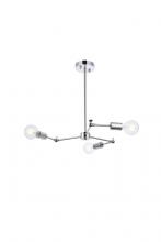 Elegant LD2340C - Furlong 3 Lights Chrome Pendant