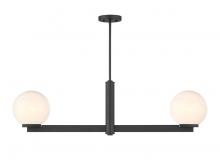 Savoy House Meridian M100124MBK - 2-Light Linear Chandelier in Matte Black