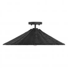 Savoy House Meridian M60074MBK - 1-Light Ceiling Light in Matte Black